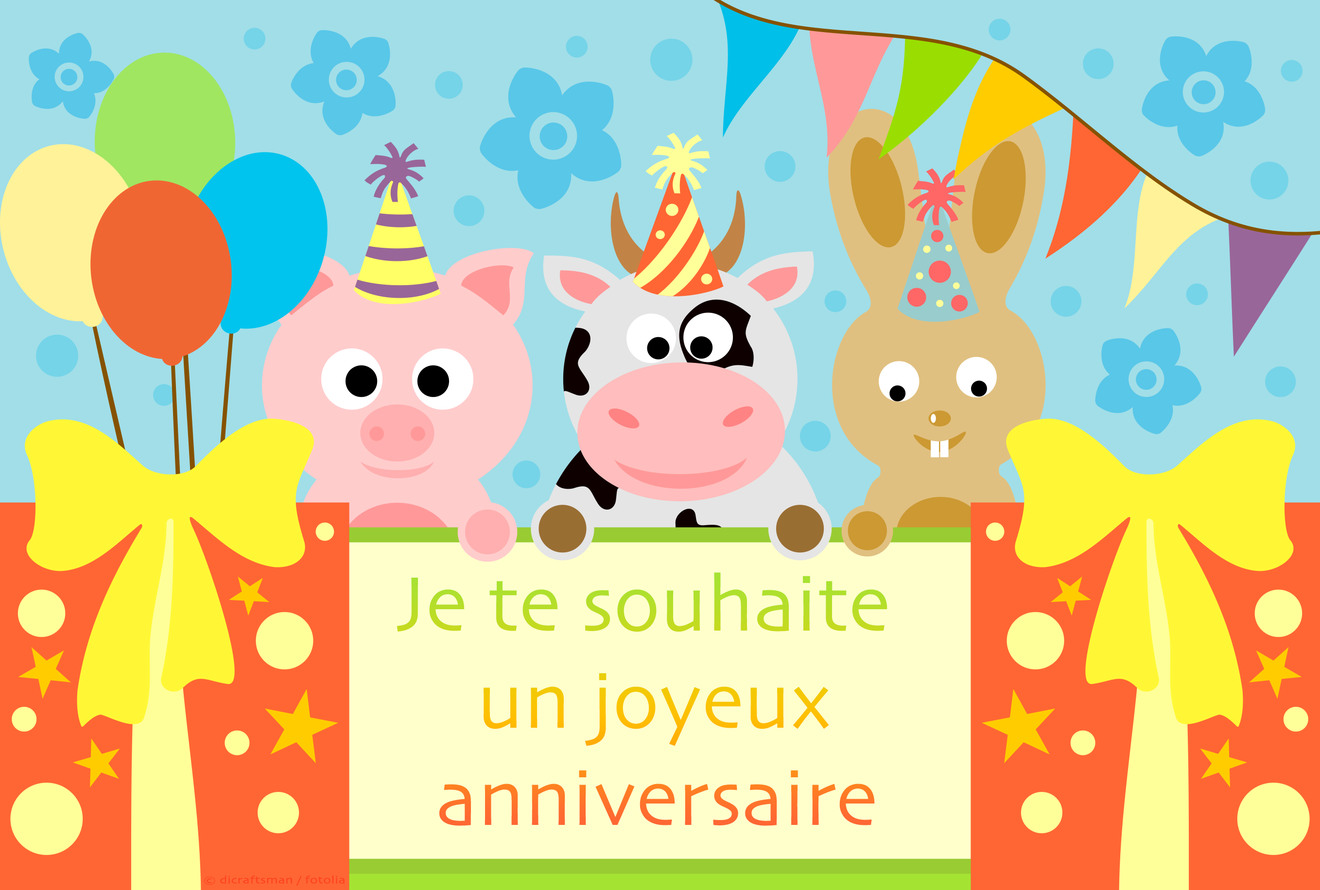 Cartes virtuelles souhait anniversaire  enfant  Joliecarte