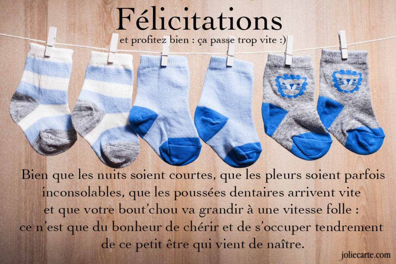 Cartes Virtuelles Felicitation Naissance Garcon Joliecarte