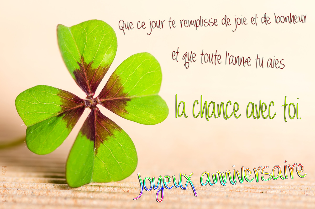 Cartes Virtuelles Anniversaire Chance Joliecarte