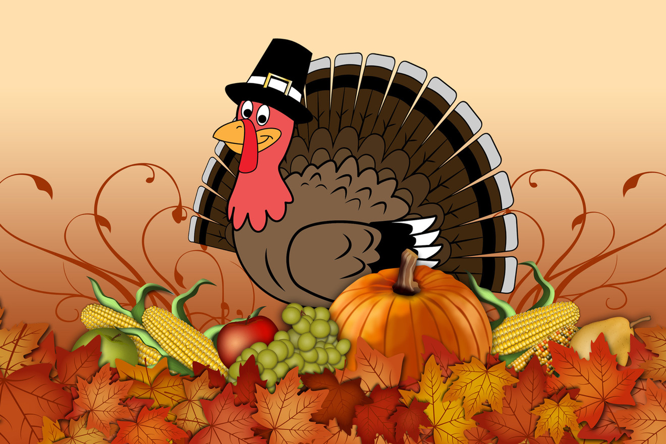 Carte virtuelle de Thanksgiving ornée de citrouilles et de feuillage d'automne