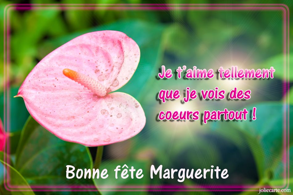 Cartes virtuelles bonne fête Marguerite