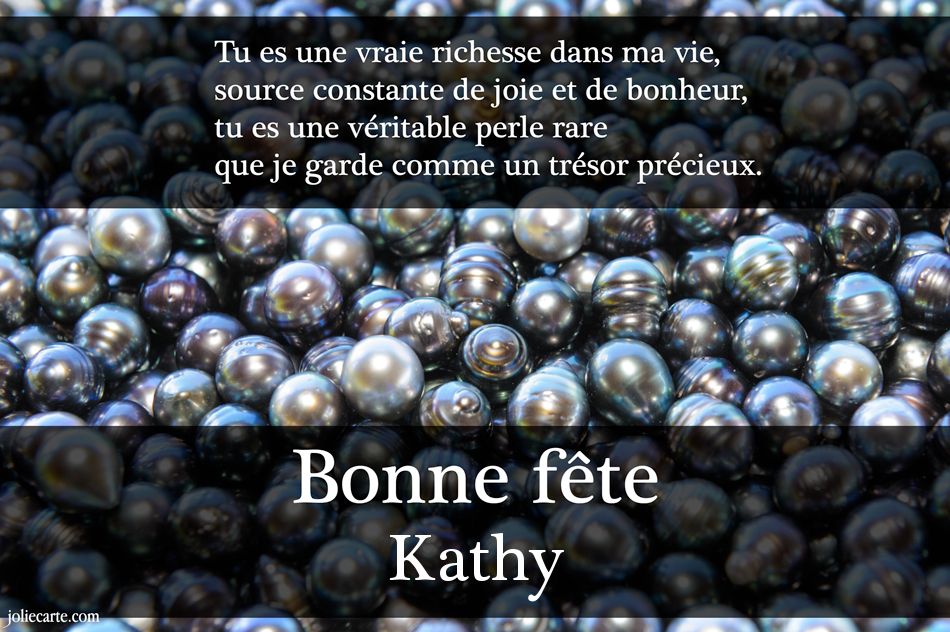 Cartes virtuelles bonne fête Kathy