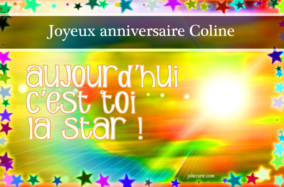 joyeux anniversaire coline