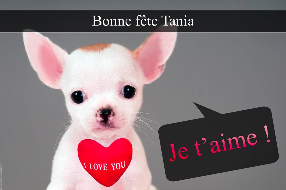 Cartes virtuelles bonne fête Tania